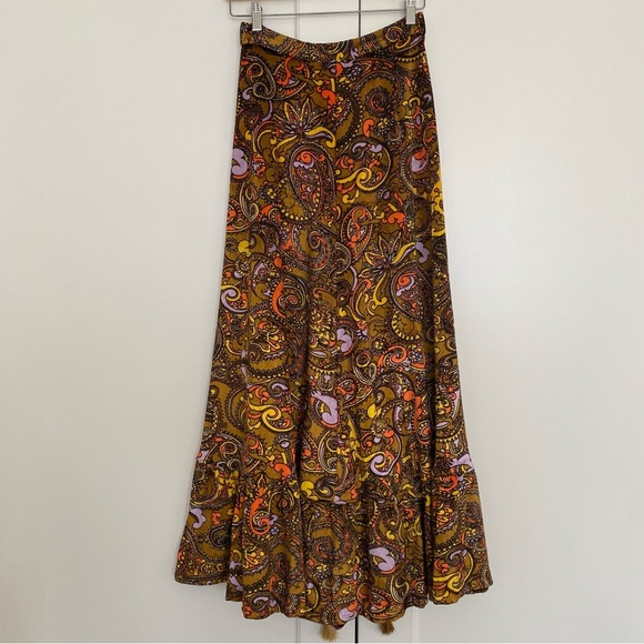 Vintage Dresses & Skirts - Vintage Velvet maxi skirt